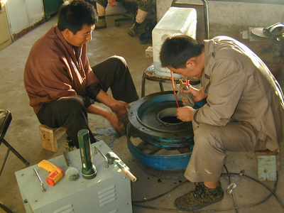 冷涂修复现场照片2